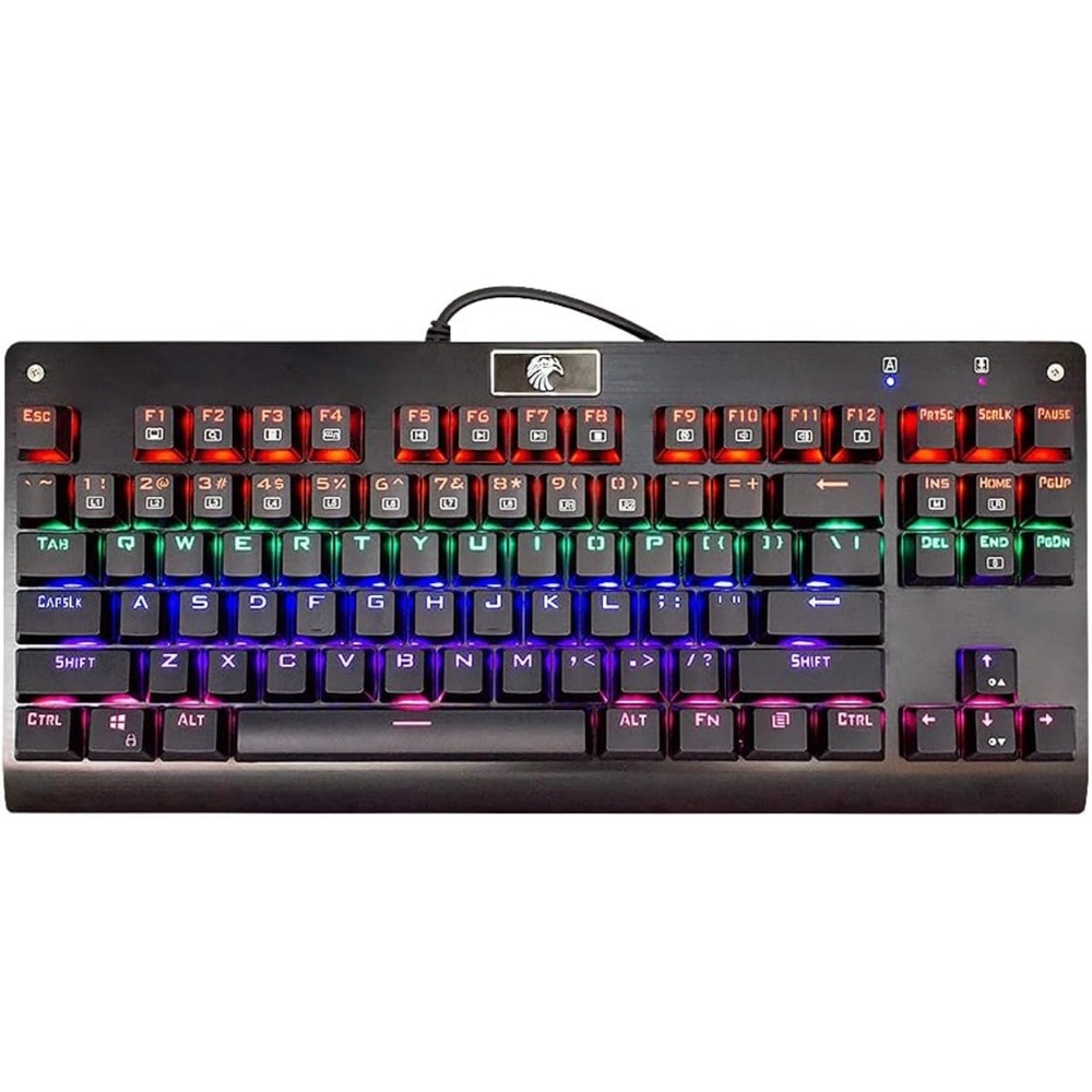 E-yooso Z-77 87-Key Mechanical Keyboard with Linear Red Switches